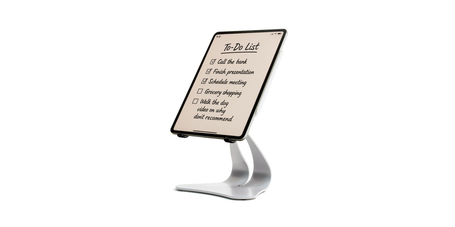 Tablet stands collection featuring premium iPad stands and holders by Thought Out