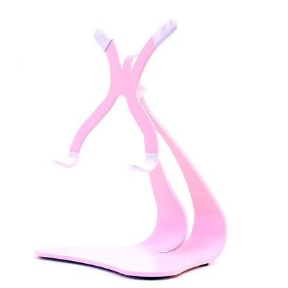 Stabile PRO iPad stand front view in Pink Satin