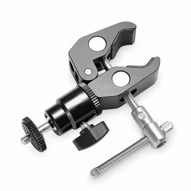 Clamp and Swivel Head with 1/4 Inch Screw