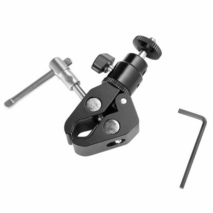Clamp and Swivel Head with 1/4 Inch Screw