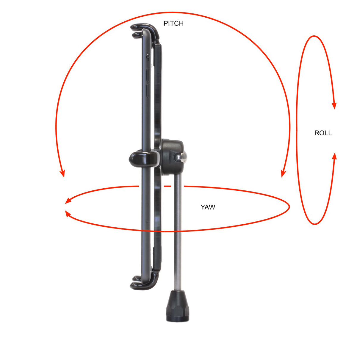 PED4 IPM10 - iPad mini Tripod Mount (Pivoting)