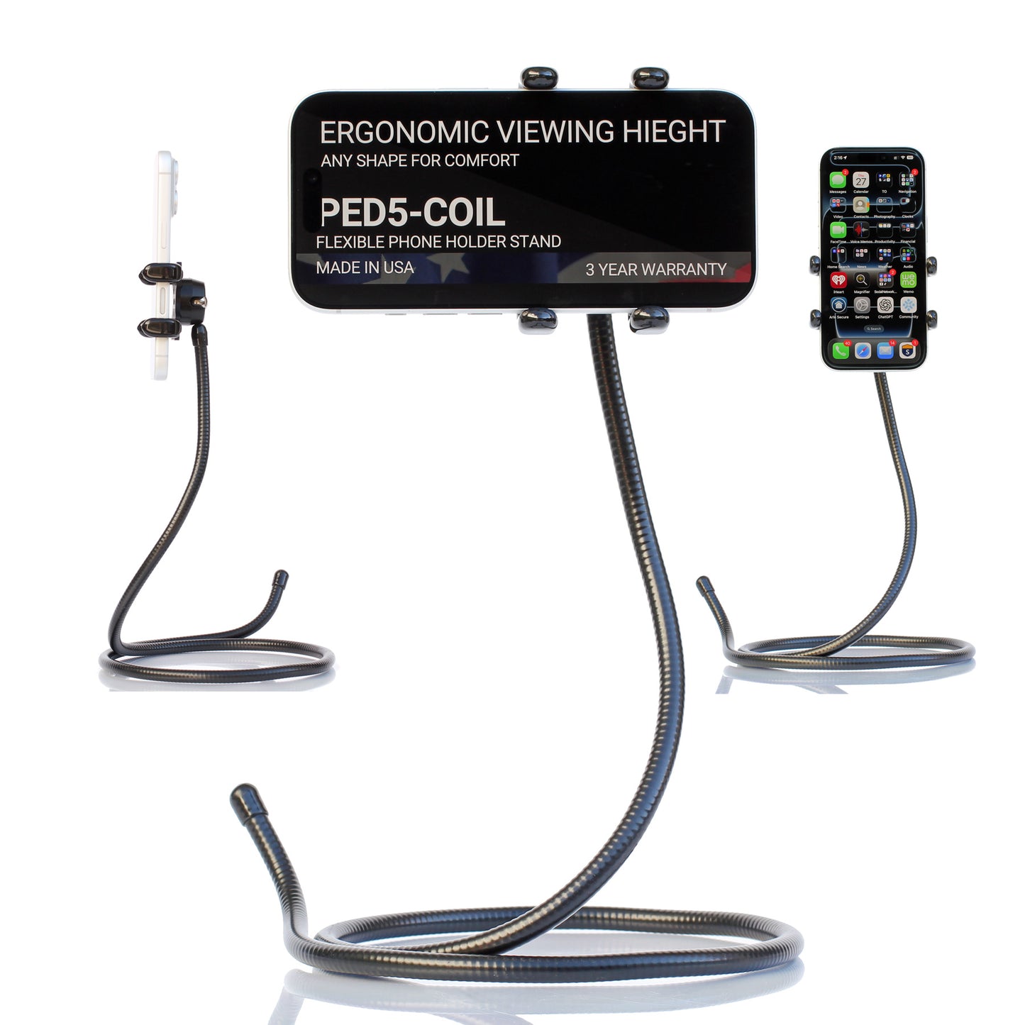 iPhone Flexible Holder Stand - PED5-COIL