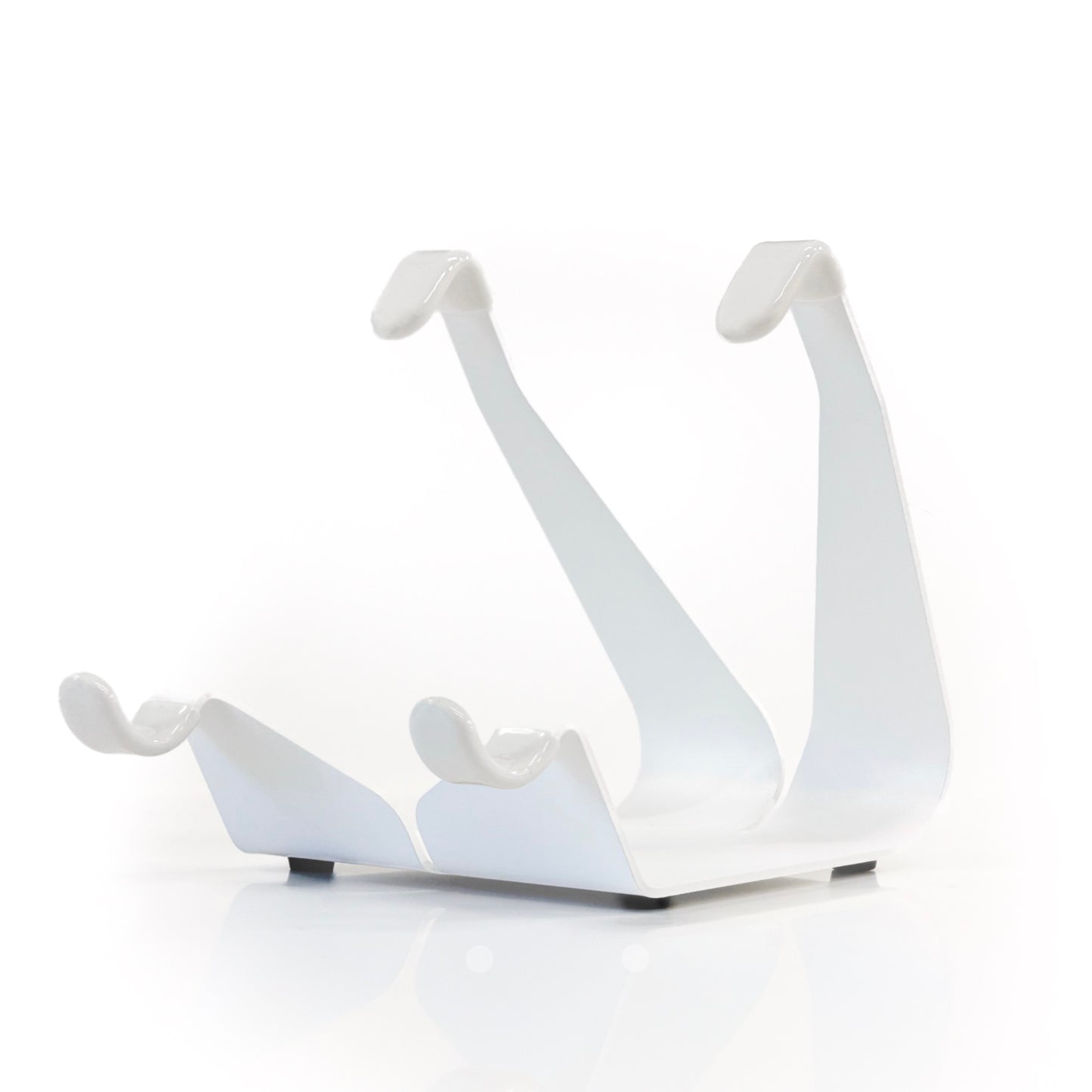 Stabile Simplex compact fixed-angle iPad stand in White Texture