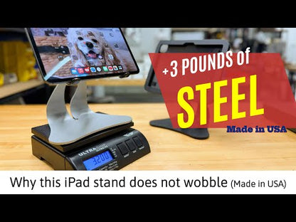 Video thumbnail showing why the Stabile PRO iPad stand does not wobble