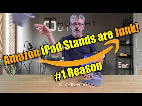 Video thumbnail showing why Amazon iPad stands are junk