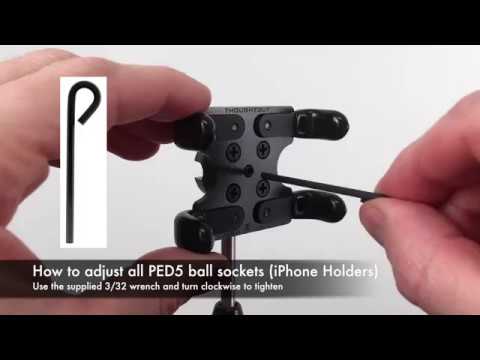 PED5-COIL: Flexible Gooseneck iPhone Holder | Thought Out